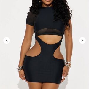 Fashion nova black dress